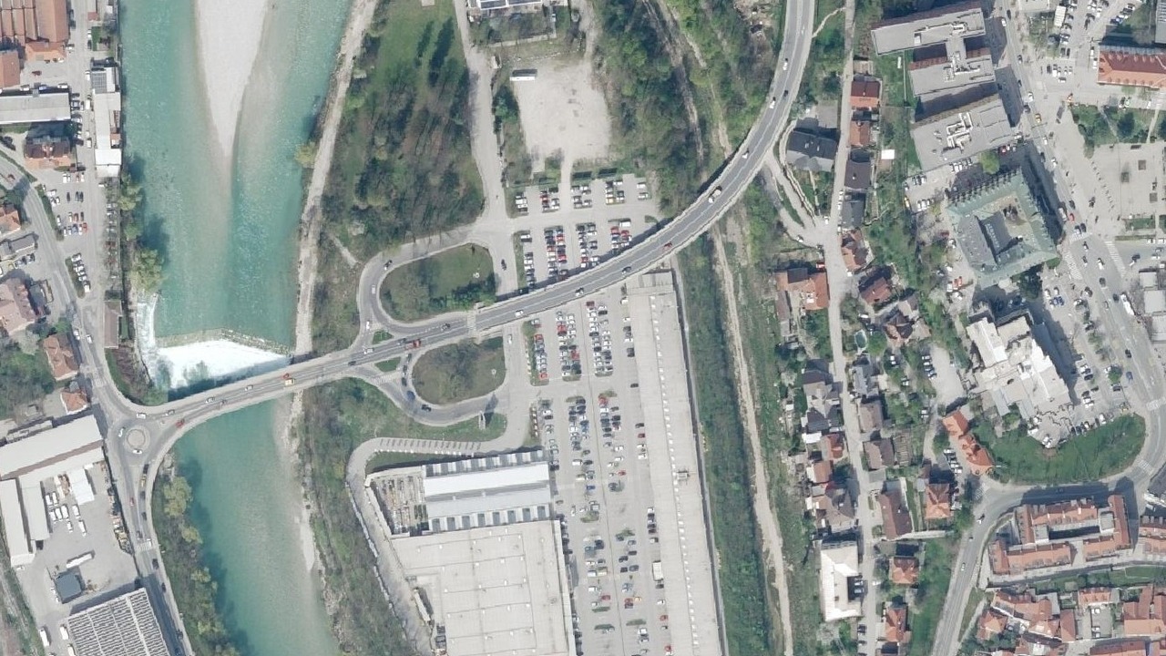 Parkirišče Savski otok danes